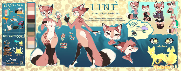 Refsheet of Liné