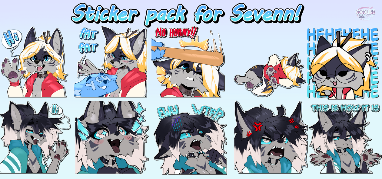 Stickers for Sevenn